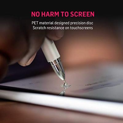 Adonit ADP4S Jot Pro 4 stylus voor alle tablet, smartphone en notebook touchscreens zoals Apple iPad, Samsung Galaxy Tab, iPhone, Microsoft Surface en nog veel meer - zilver
