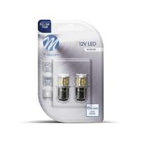 Gloeilamp voor de auto M-Tech MTECLB113W P21/5W SMD 2835 1,32 W 12 V Helder wit Wit - thumbnail