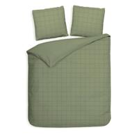 Heckett & Lane Heckett & Lane Diamante Dekbedovertrek 240x200x220 Laurel Green - thumbnail