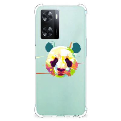 OPPO A57 | A57s | A77 4G Stevig | Bumper Hoesje | Panda Color