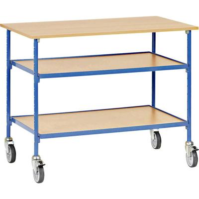 Fetra Hauptartikel 5862 Roltafel Staal Poedercoating Laadvermogen (max.): 150 kg Stralend blauw (RAL 5007) Fetra Hauptartikel 5862 Roltafel Staal Poedercoating Laadvermogen (max.): 150 kg Stralend blauw (RAL 5007)