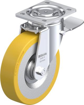 Blickle LH-SETH 200K-ST Zwenkwiel met rem Wieldiameter: 200 mm Draagvermogen (max.): 900 kg 1 stuk(s)