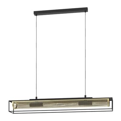 Eglo Landelijke hanglampNohales zwart met goud - 43788