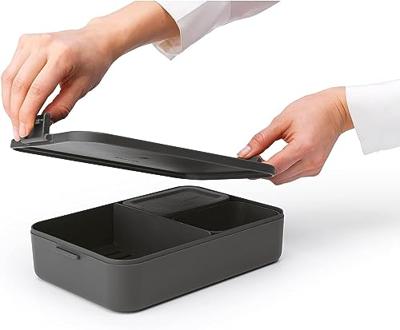 Brabantia Make & Take Bento lunchbox large, kunststof dark grey