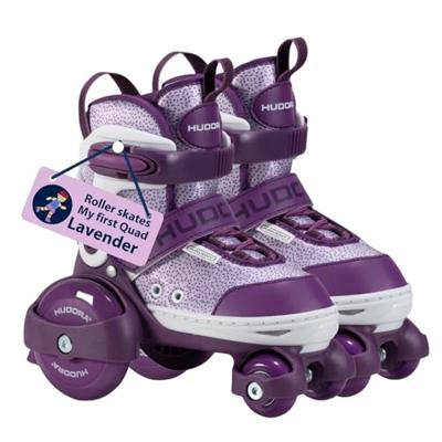 Hudora rolschaatsen my first quad paars, maat 30-33 - thumbnail