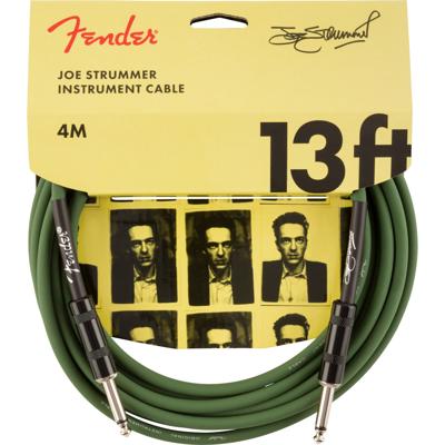 Fender Strummer Pro 13&apos; Drab Green signature instrumentkabel 4 meter