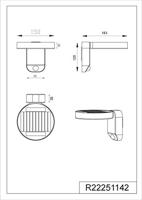 Trio Solar wandlampPosadas - R22251142 - thumbnail