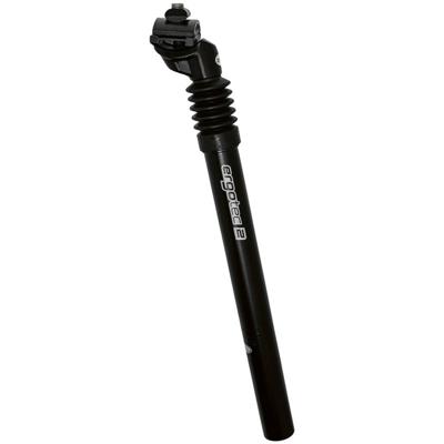 Ergotec zadelpen verend sp-3.0 27.2mm 350mm of=18mm mat zwart