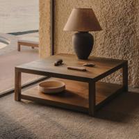 Kave Home Salontafel 'Sashi' Teakhout, 90 x 90cm - thumbnail