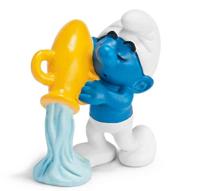Schleich waterman smurf 5,5 cm groot 20718 - thumbnail