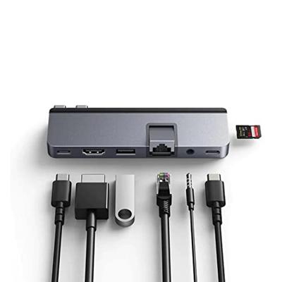 Hyper USB-C HyperDrive Duo Pro 7-in-2 hub - Space Gray