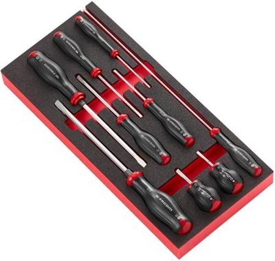 Facom module van foam met 9 protwist® schroevendraaiers - modm.at4pb Facom module van foam met 9 protwist® schroevendraaiers - modm.at4pb