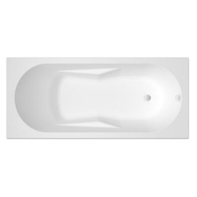 Ligbad Riho Lazy 170x75 cm Bedieningsknop Midden Wit Glanzend Riho