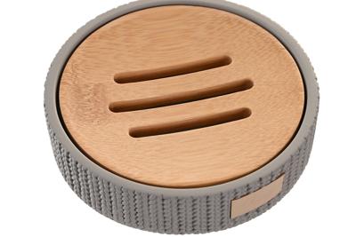 Zeepschaal DKD Home Decor 11 x 11 x 2,5 cm Grijs Cement Zeepschaal DKD Home Decor 11 x 11 x 2,5 cm Grijs Cement