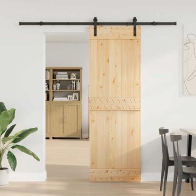 Schuifdeur met beslag 70x210 cm massief grenenhout