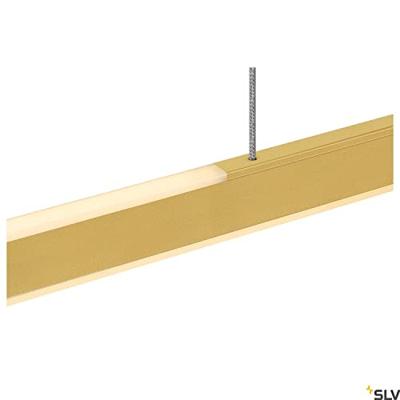 SLV ONE LINEAR 100 1006187 LED-hanglamp LED vast ingebouwd 24 W Messing SLV ONE LINEAR 100 1006187 LED-hanglamp LED vast ingebouwd 24 W Messing