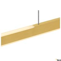SLV ONE LINEAR 100 1006187 LED-hanglamp LED vast ingebouwd 24 W Messing - thumbnail