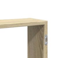 Wandschap 99x15x60 cm bewerkt hout sonoma eikenkleurig - thumbnail