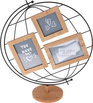 Fotolijst wereldbol 45 cm