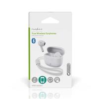 Nedis Volledig Draadloze Oordopjes | Bluetooth® | Maximale batterijduur: 16 uur | Aanraakbediening | Charging case | Draadloze oplaadcase | Ingebouwde microfoon | Wit - HPBT2400WT - thumbnail