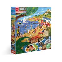 eeBoo - Puzzel - Strand, 1000 stukjes - thumbnail