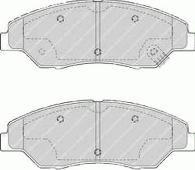 Remblokken set FDB1536