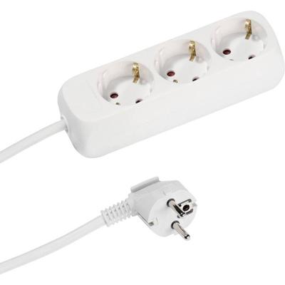 Vivanco VVELSTR3USCHW Stekkerdoos Wit 1 stuk(s)