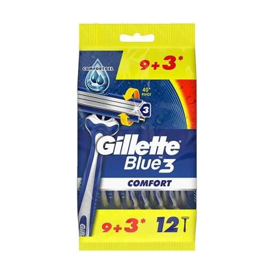 Gillette Gillette Blue 3 Disposable Razors Comfort - 12 stuks