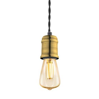 Eglo Landelijke hanglampYorth pendel zwart gevlamd goud - 32537