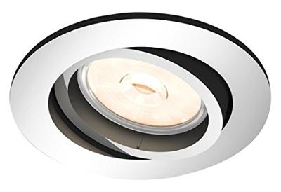 Philips Richtbare inbouwspotDonegal GU10 9cm rond grijs - 5039111PN