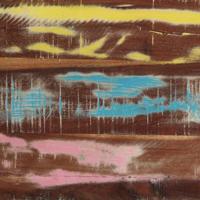 Salontafel Multikleur 40 x 40 x 38 cm Massief Gerecycled Hout - thumbnail