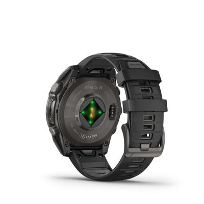 Garmin fēnix® 8 - 47 mm amoled sapphire - gps multisport