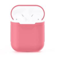 Portable Wireless Bluetooth Earphone Silicone Protective Box Anti-lost Dropproof Storage Bag for Apple AirPods 1/2(Earphone is not Included)(Pink) - thumbnail