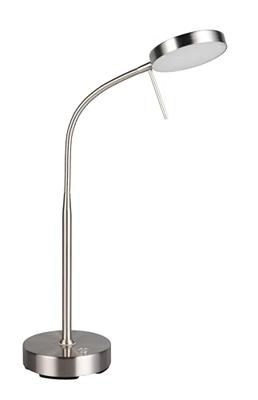 Trio RVS bureaulampMoreno oplaadbaar - R54561107