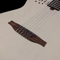 Godin Multiac Mundial Ozark Cream elektrisch-akoestische klassieke gitaar met gigbag - thumbnail