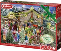 The Christmas Tree Farm Puzzel 2x 1000 Stukjes - thumbnail