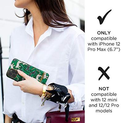 Richmond & Finch Freedom Series One-Piece Apple iPhone 12 Pro Max Green Leopard