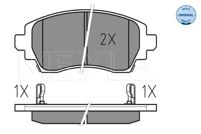 Remblokkenset, schijfrem 0252308818W