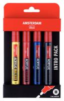 Talens Amsterdam acryl marker basisset, 4dlg. - thumbnail