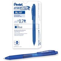 Gelschrijver pentel bl107 energel-x m blauw | 12 stuks - thumbnail