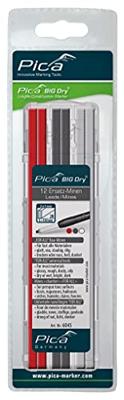Pica 6045 BIG Dry Navulling | Grafiet, wit & rood - PI6045