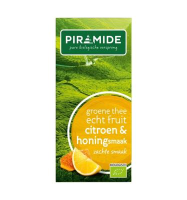 Piramide Groene Thee Citroen En Honing Bio (20st)