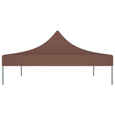 VidaXL Partytentdak 270 g/m² 4x3 m bruin