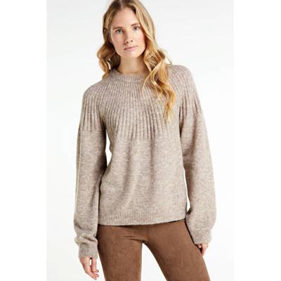 Modström gemêleerde gebreide trui Truce beige Modström gemêleerde gebreide trui Truce beige