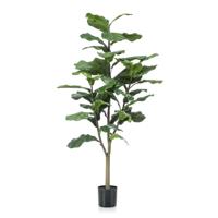 Emerald kunstplant vioolbladplant 120 cm - thumbnail