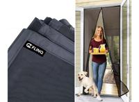 FlinQ Magnetisch Vliegengordijn - Deurgordijn - 91cm x 210cm - Glasvezel - thumbnail