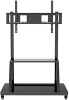 Techly ICA-TR30 flat panel vloer standaard Portable flat panel floor stand Zwart 2,54 m (100 ) - thumbnail