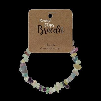 Steengoed Splitarmband fluoriet 1 Stuks