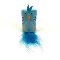 Happy Pet tabby patch vogel ratel en roller blauw - thumbnail