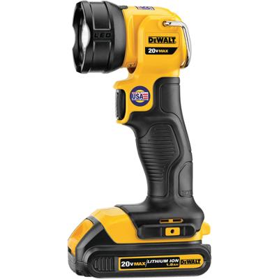 18V LAMP MET ROTERENDE KOP DCL040-XJ DEWALT - thumbnail